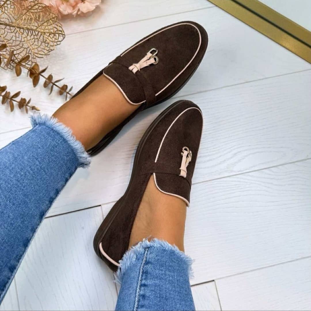 Mocassins femme style cosy